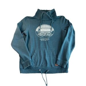 Techstyles Women's Funnel Neck/Cowl Neck Sweatshirt Canal Park Brewing Co. Sz M